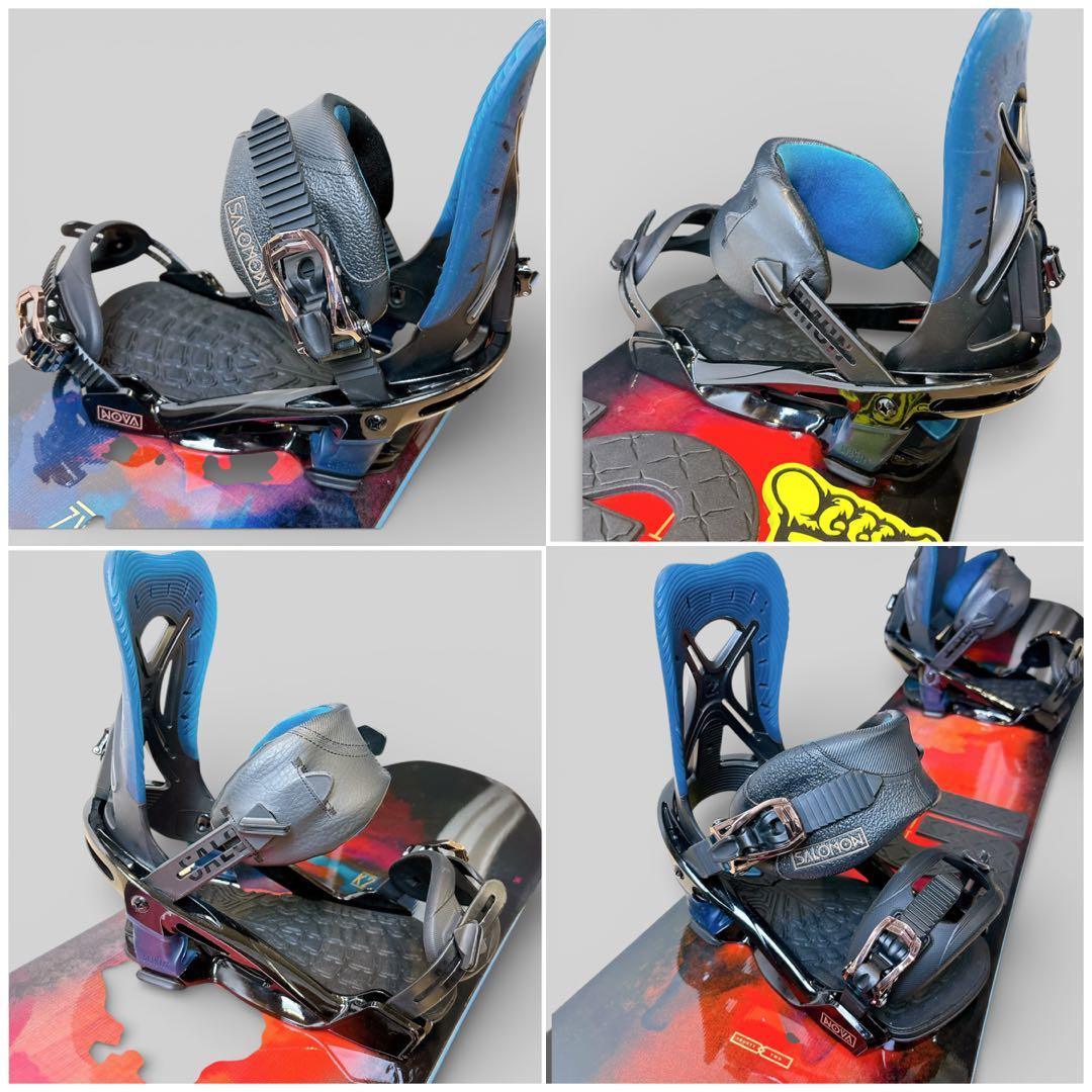 【美品】K2×サロモン レディース スノーボードセット 142cm 3点セット