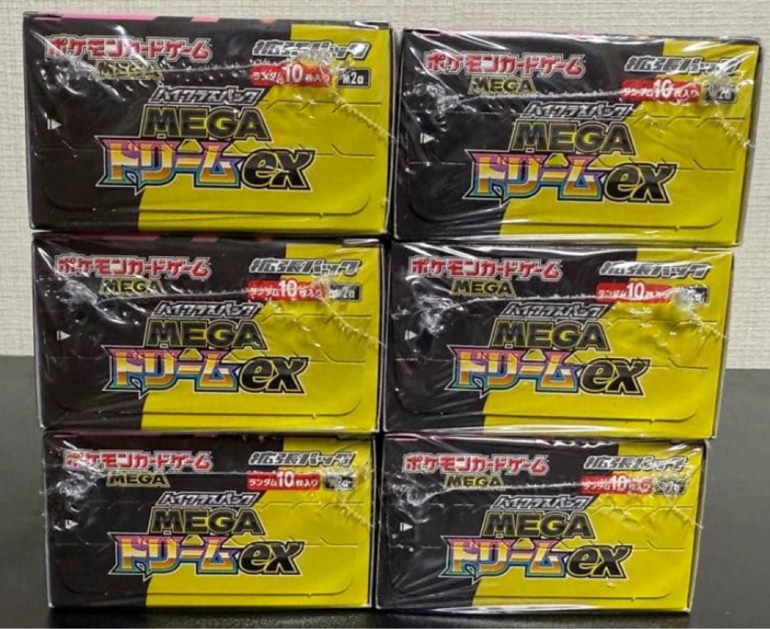 ポケモンカードゲーム MEGAドリームex 6BOX シュリンク付き