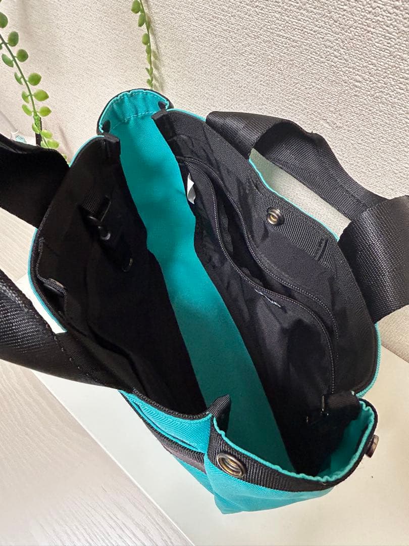 BRIEFING WIND AND SEA ターコイズ カートバッグ