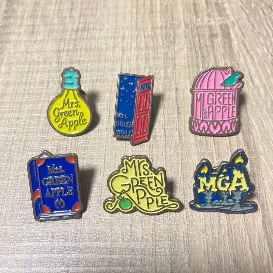 炭*素様 Mrs. GREEN APPLE ピンバッジ ミセスピンズ