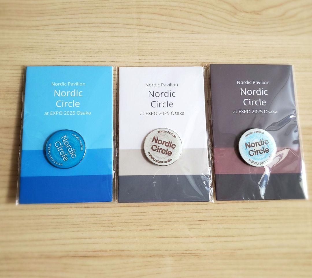 北欧館 ピンバッジ3種