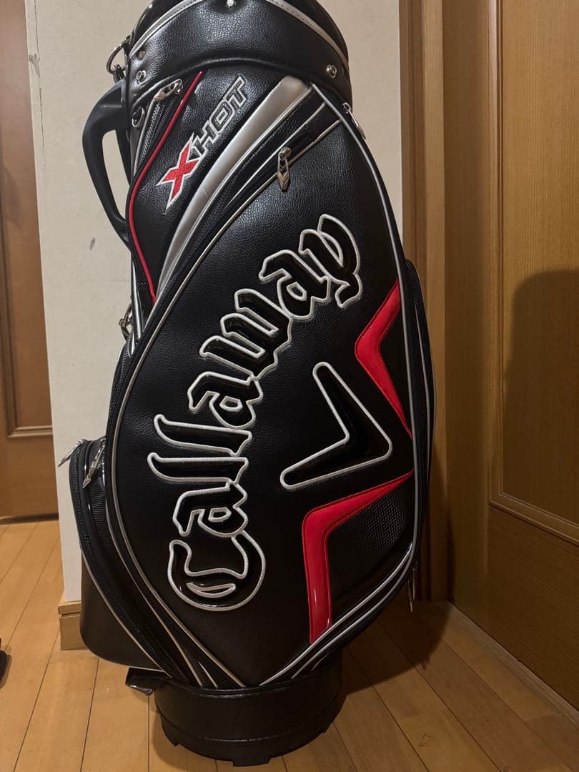 Callaway XHOT キャディバッグ 黒/赤