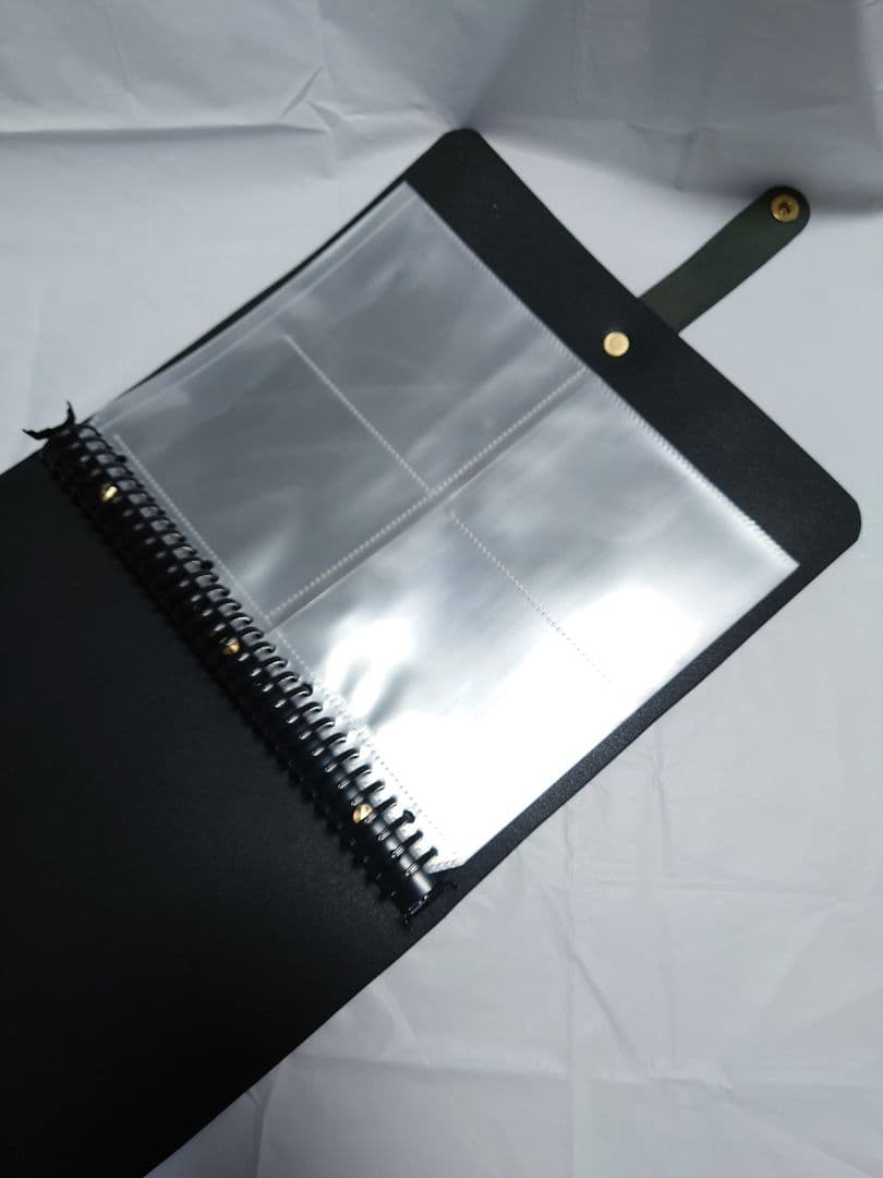 【真鍮と本革のルーズリーフバインダー　A5サイズ】ルーズリーフファイル　大容量