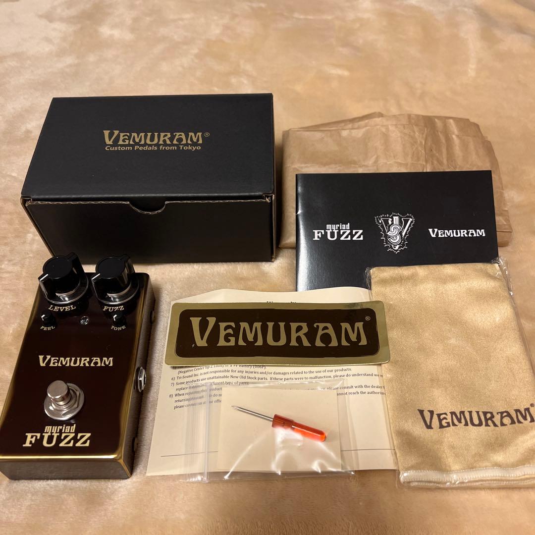 【ほぼ新品】VEMURAM myriad FUZZ ギターエフェクター