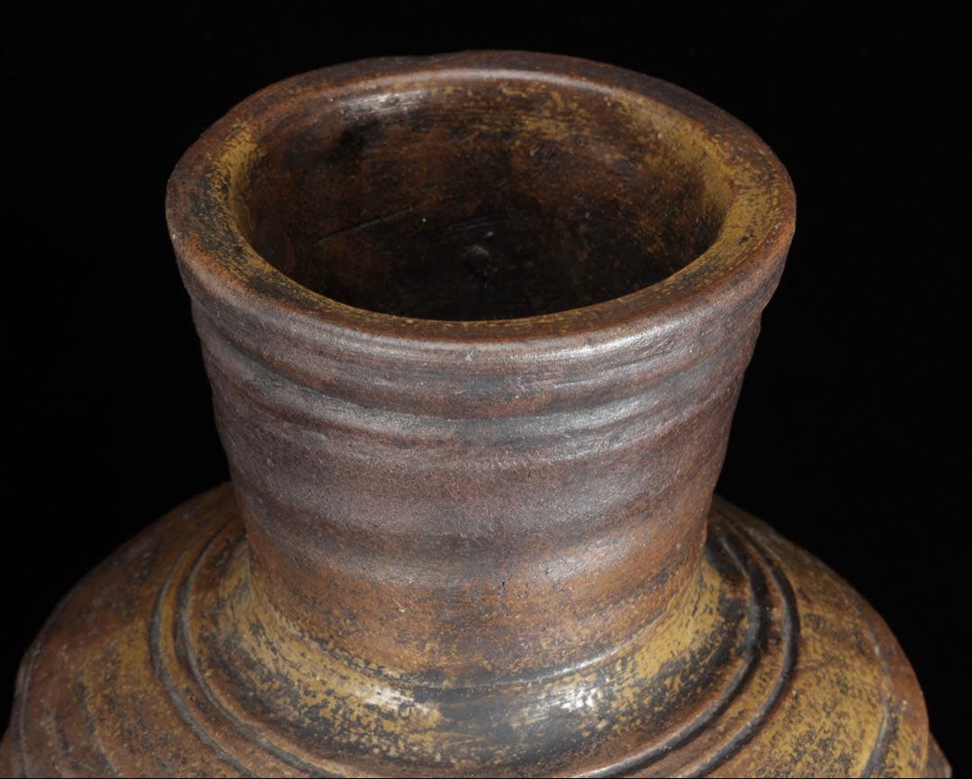 備前焼 古備前 人形大徳利 恵比寿大黒天寿老人 三神人形大徳利 45cm 骨董品