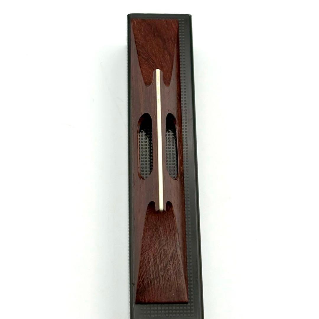 【希少】三味線 駒 入舎利紅木駒 地唄 小唄用 天然素材天 駒入れ付
