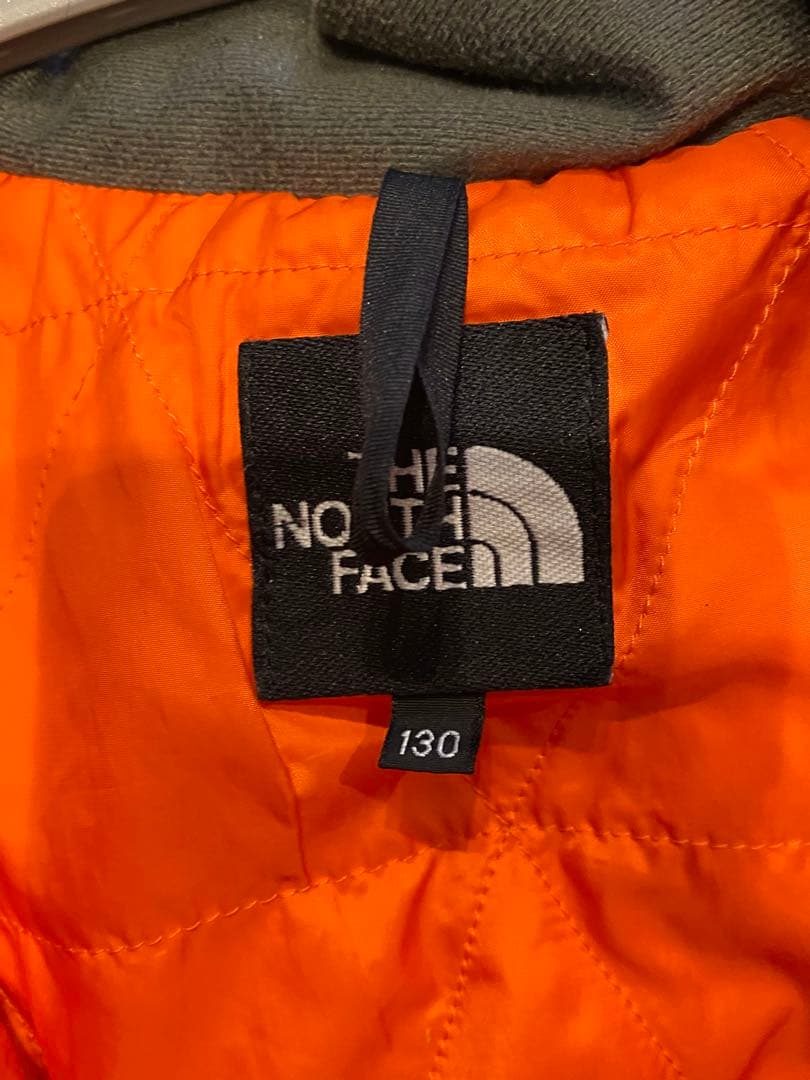 THE NORTH FACE 子ども用スキーウェア 赤 クリーニング済み