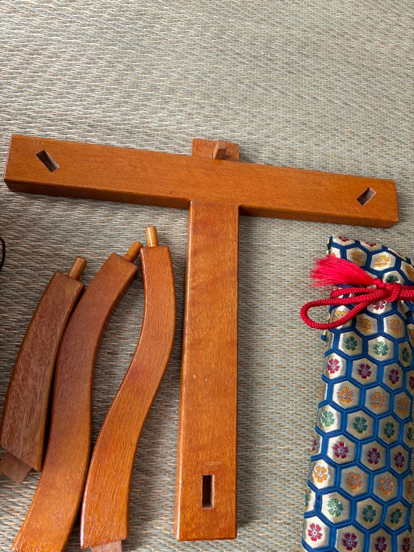 価格15万円程●和太鼓 宮本卯之助 平胴太鼓 1尺3寸 太鼓台、バチ、バチカバー