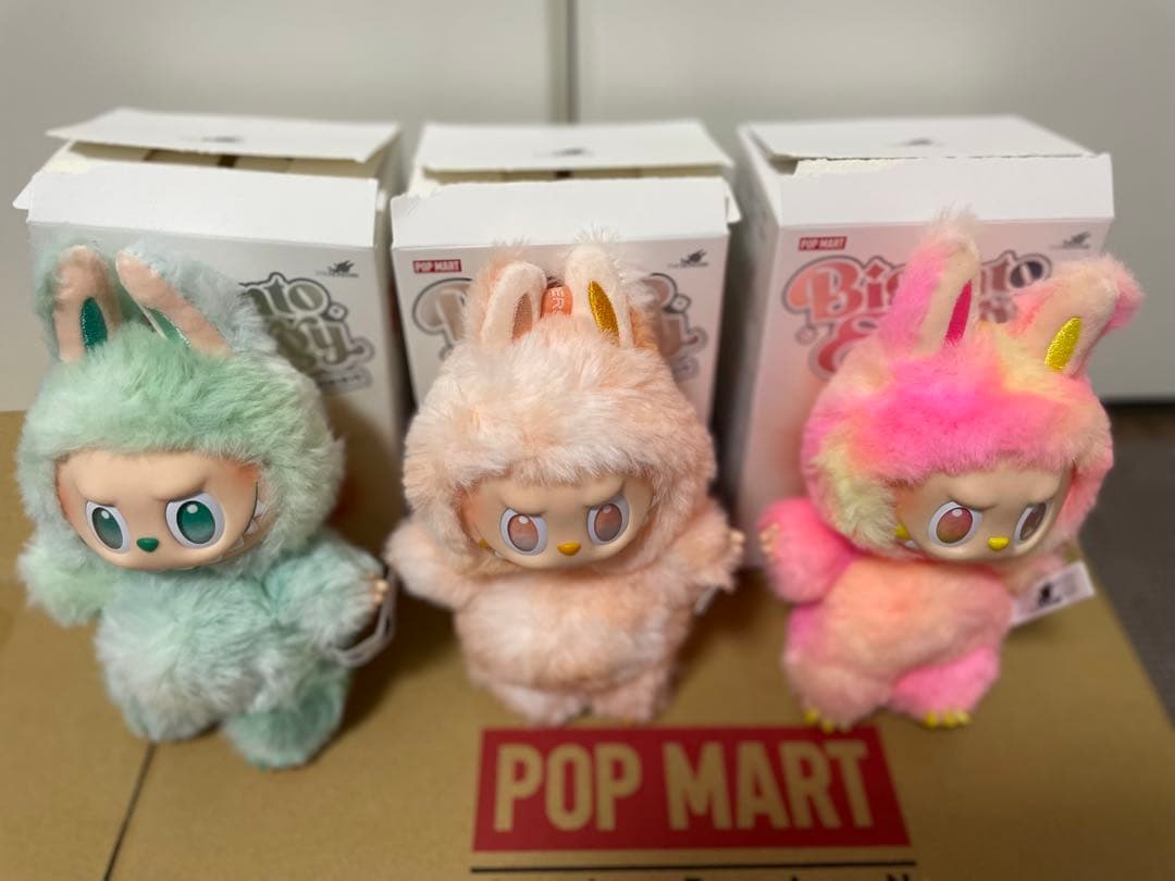 正規品 POPMART ラブブ LABUBU 3体セット