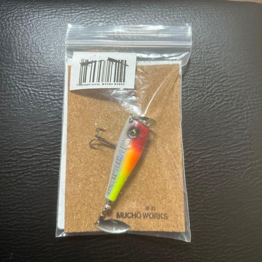 ムチョウワークス　シングルセブン　ミッキーフィン　夢釣　MUCHO