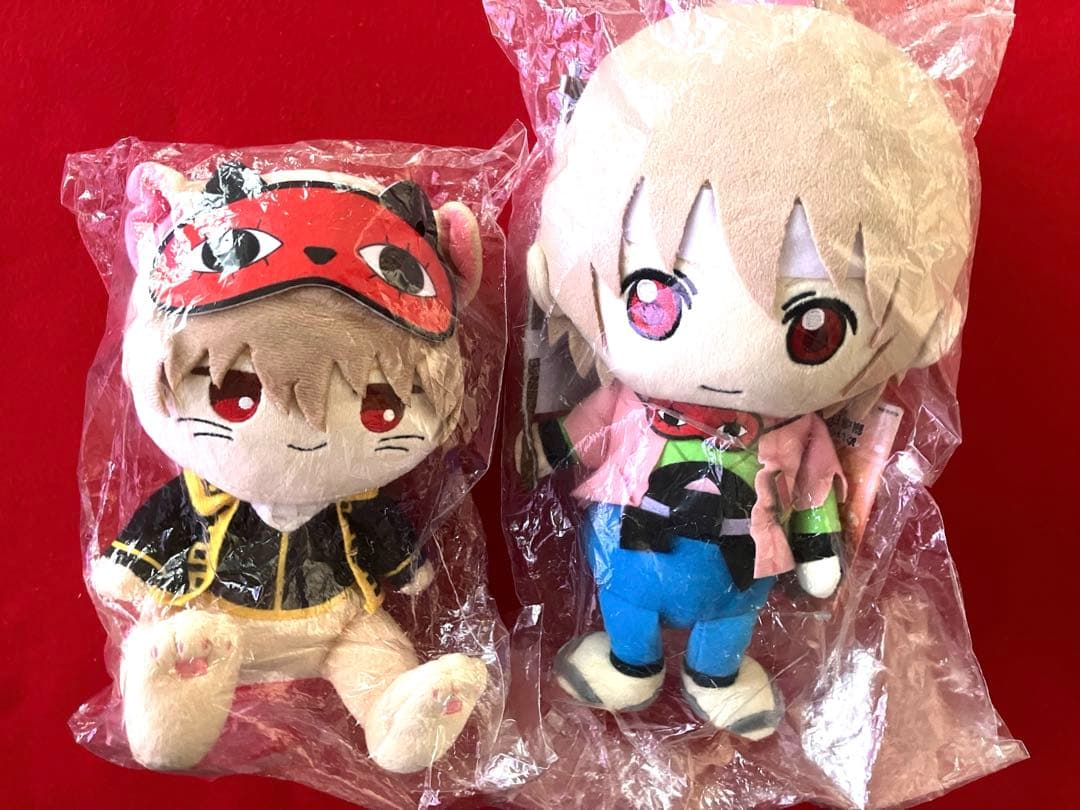 銀魂　沖田　ネコシリーズおすわりぬいぐるみ　ぬいぐるみクッションS 日本昔話