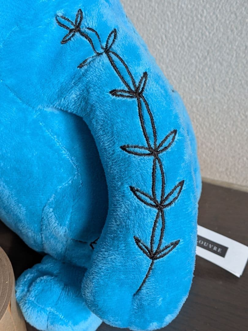 新品青いカバぬいぐるみ大サイズ１ルーブル美術館グッズ　古代エジプト　幸運