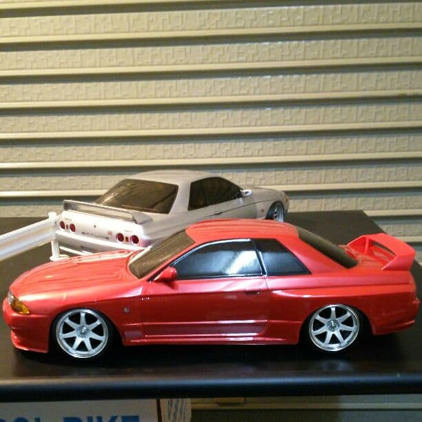 確認用 1/10 タミヤ製  skyline 32 GT-R ボディー