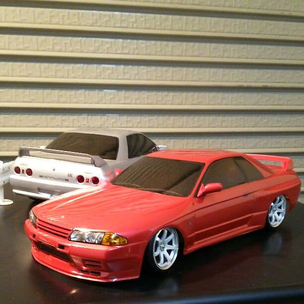 確認用 1/10 タミヤ製  skyline 32 GT-R ボディー