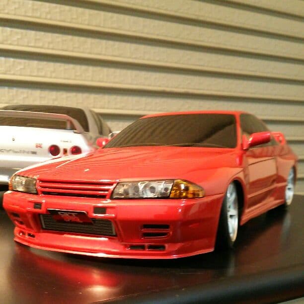 確認用 1/10 タミヤ製  skyline 32 GT-R ボディー