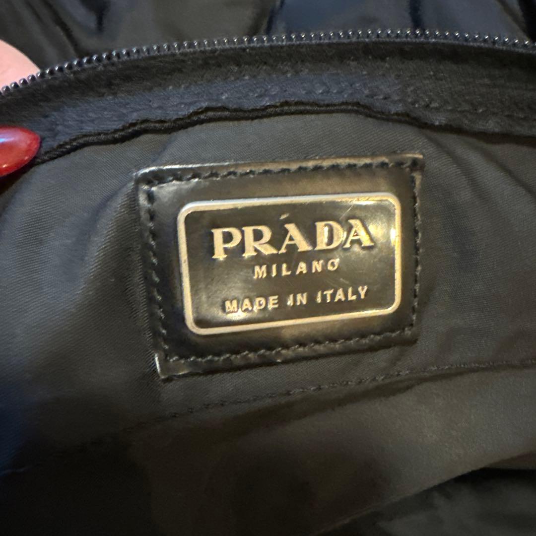 PRADA　プラダ　ボストンバッグ大　ブラック