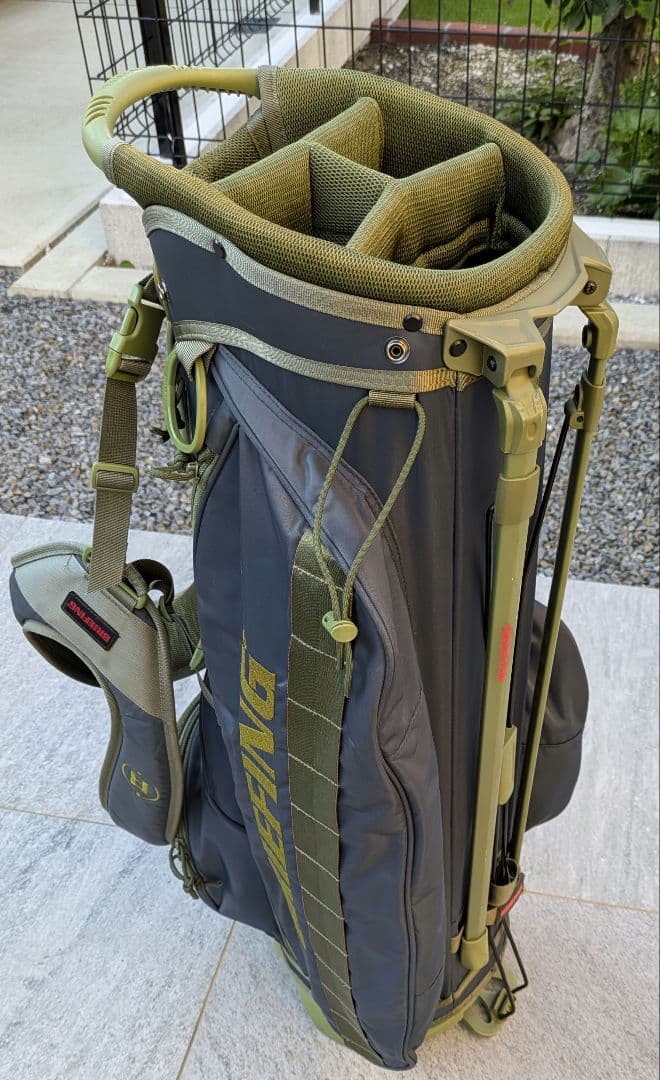 限定品/美品　Briefing/ブリーフィングキャディバッグ　レンジャーグリーン