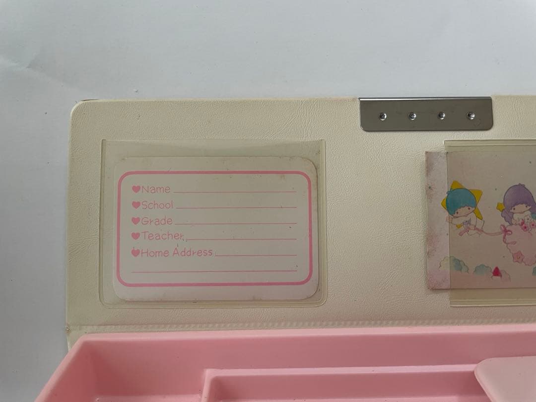 キキララ 筆箱 1976 サンリオ　レトロ　リトルツインスターズ 昭和レトロ