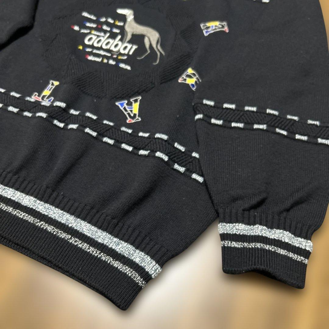 極美品　アダバット　wool　セーター　襟付き　日本製
