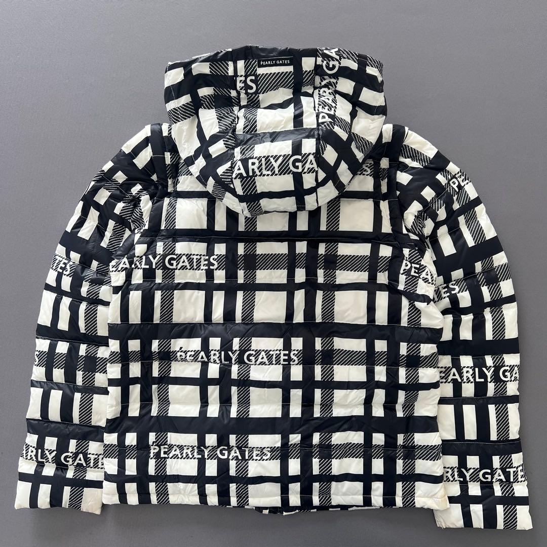 PEARLY GATES パーリーゲイツ　チェック　ダウンジャケット　レディース