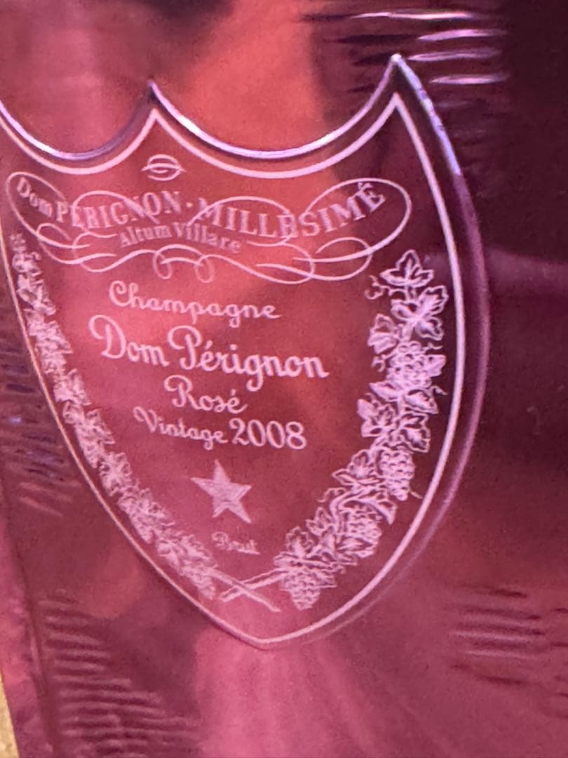 ドンペリニヨン ロゼ ヴィンテージ 2008 レディーガガ 専用ボックス入り