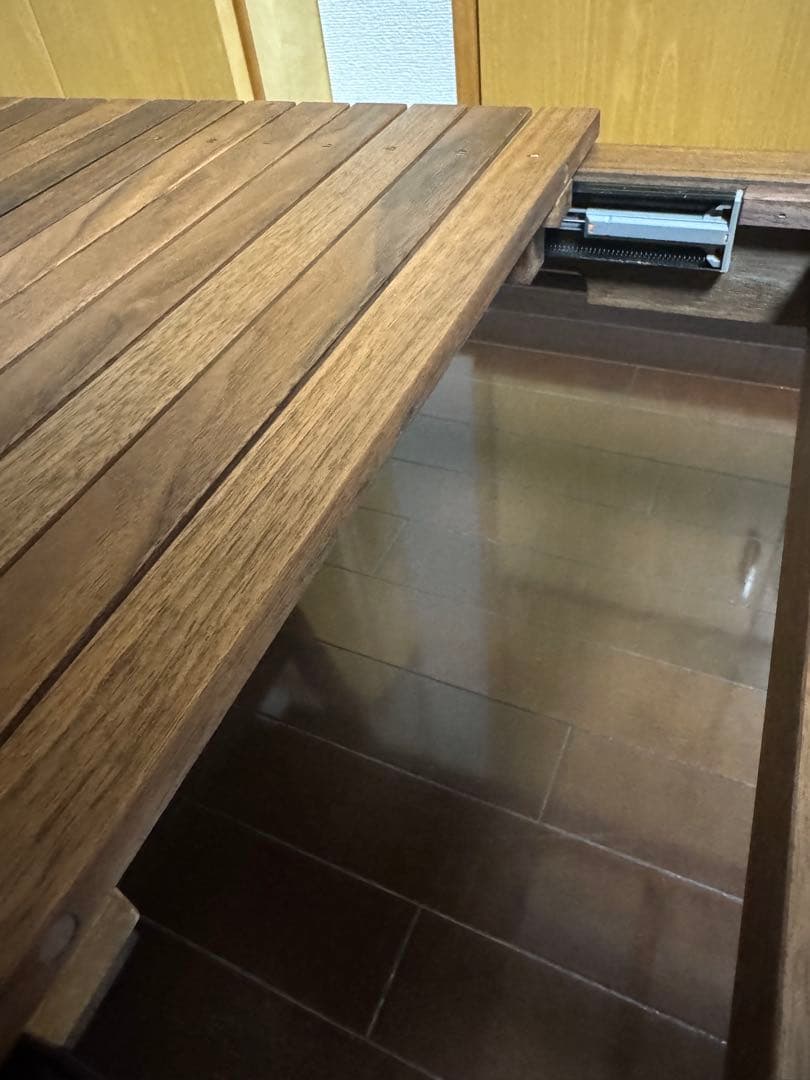 what we want エクステンションテーブル ウォールナット