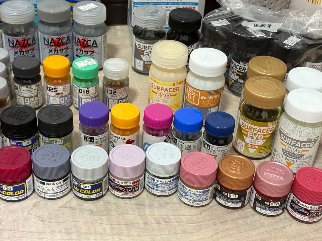 プラモデル 塗料 ガンプラ塗装引退品