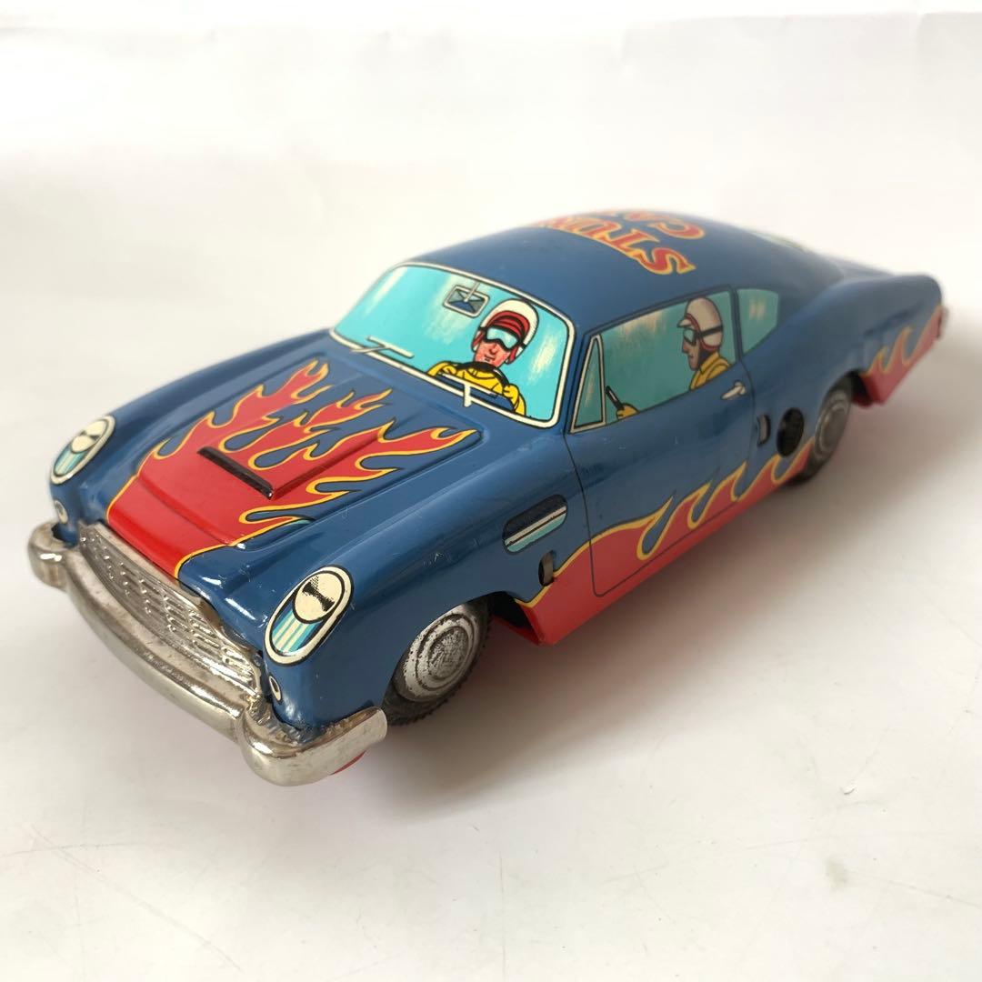 DAIYA 寺井商店 ブリキ ミニカー メカニカル ターンオーバー スタントカー