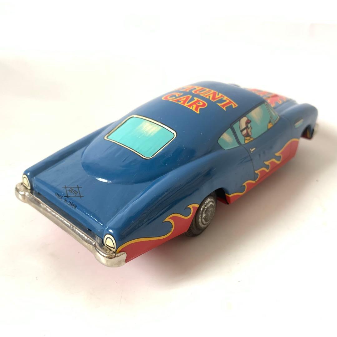 DAIYA 寺井商店 ブリキ ミニカー メカニカル ターンオーバー スタントカー