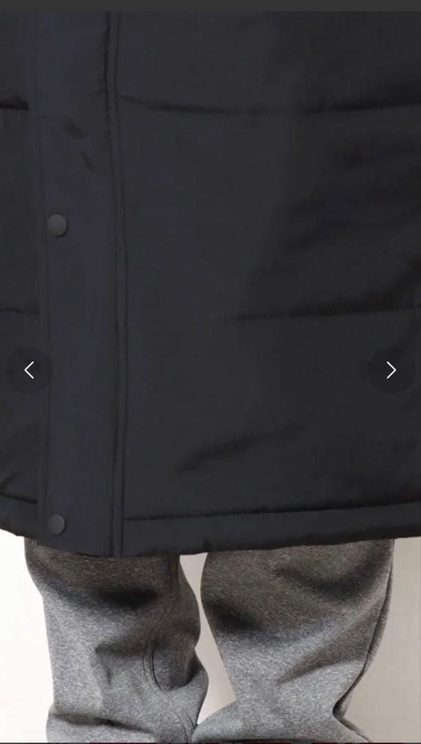 New Balance BLACK ベンチコート　L