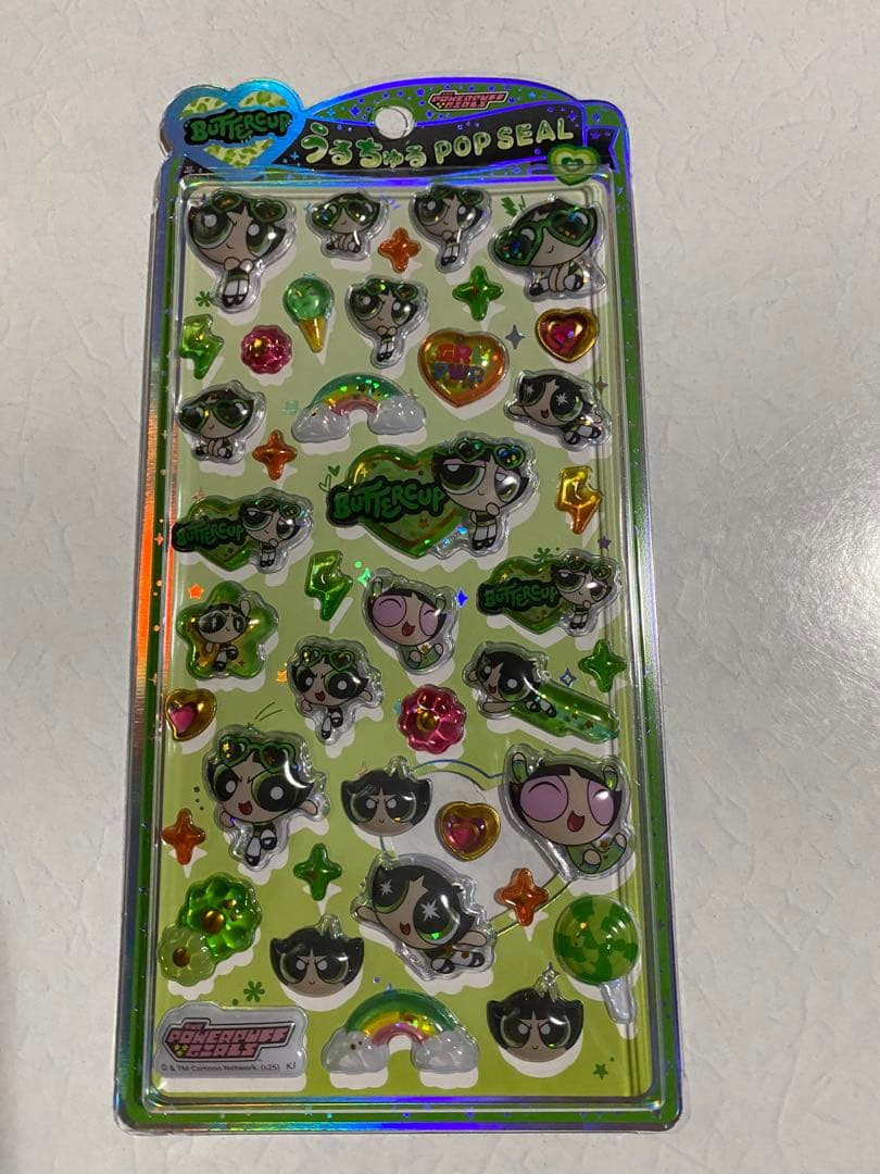 【即購入可】正規品パワーパフガールズ うるちゅるPOP SEAL 4種シール帳