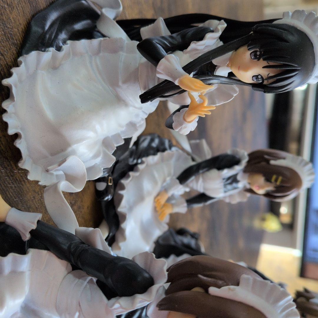 けいおん！フィギュア　メイド服 秋山澪　田井中律　平沢唯　中野梓　セット