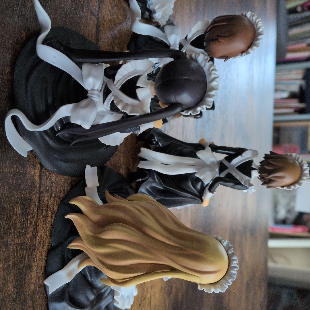 けいおん！フィギュア　メイド服 秋山澪　田井中律　平沢唯　中野梓　セット