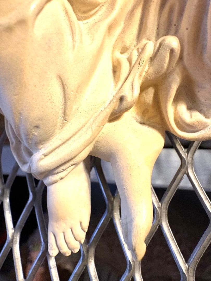 ♡フランスアンティーク　二人の天使の聖水盤　ベニティエ　エンジェルウィング　聖杯