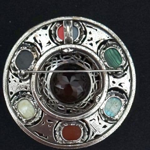 希少！！！イギリス ヴィンテージ MIRACLE社 大きなブローチ ネックレス