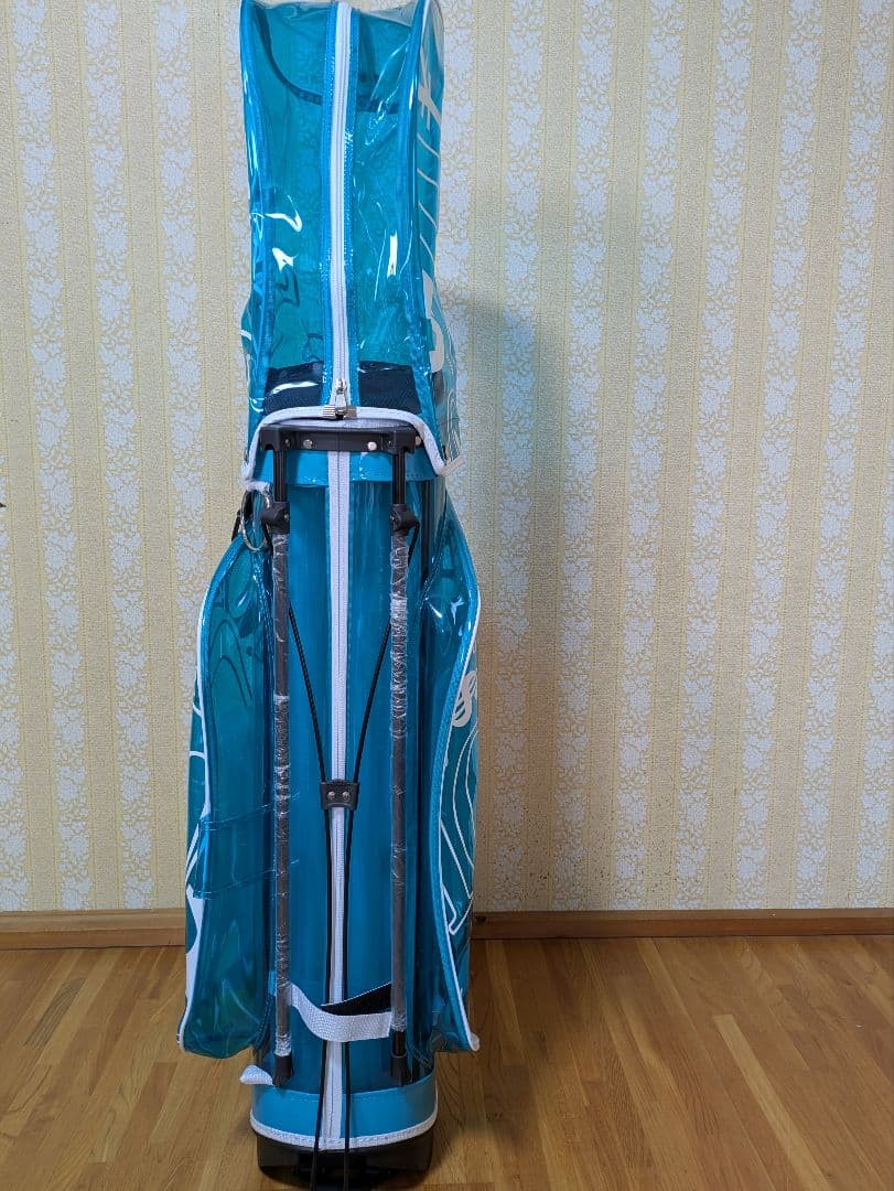 UNDEFEATED キャディバッグ ターコイズ