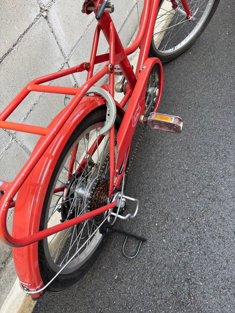 ミニベロ　オレンジ