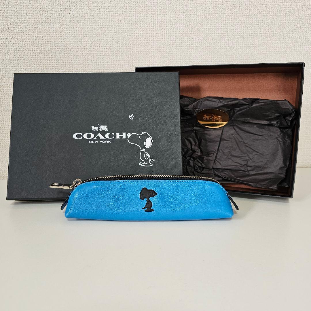 【美品】COACH X PEANUTS　ペンシル ケース