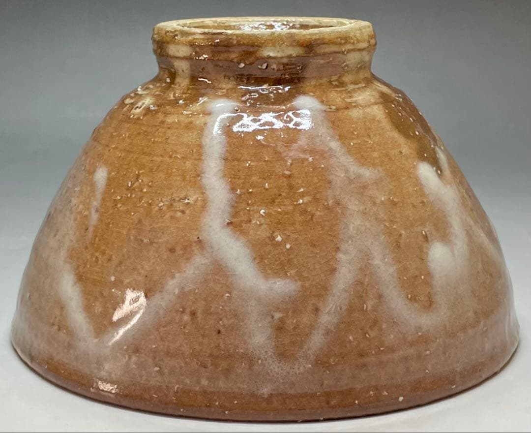 原田隆峰　萩焼　茶碗　大徳寺　小林太玄書付　共箱(四方桟盛蓋) 栞　ec