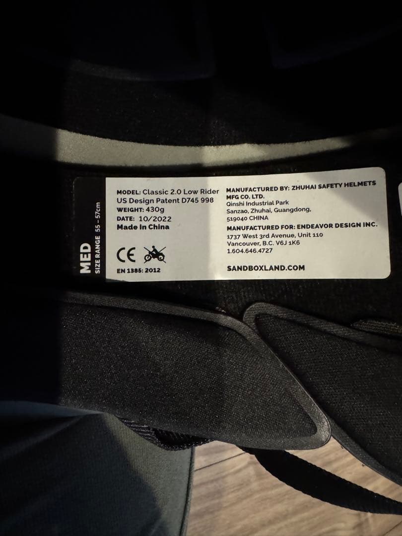 スノーボードヘルメットsandbox CLASSIC 2.0/LOWRIDER