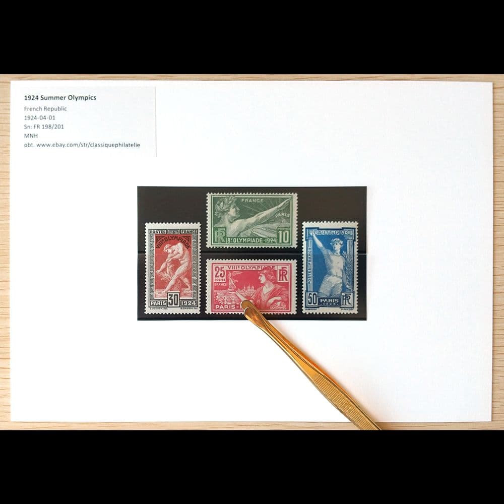 パリ五輪の切手（フランス 1924年）
