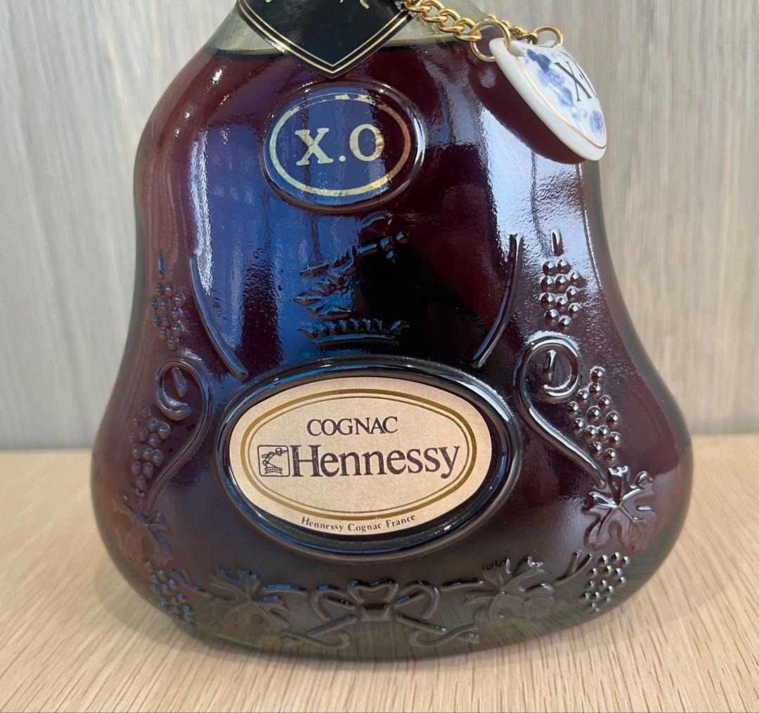 Hennessy X.O. コニャック 金キャップ グリーンボトル 700ml