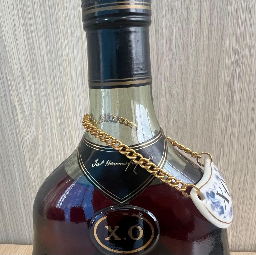 Hennessy X.O. コニャック 金キャップ グリーンボトル 700ml