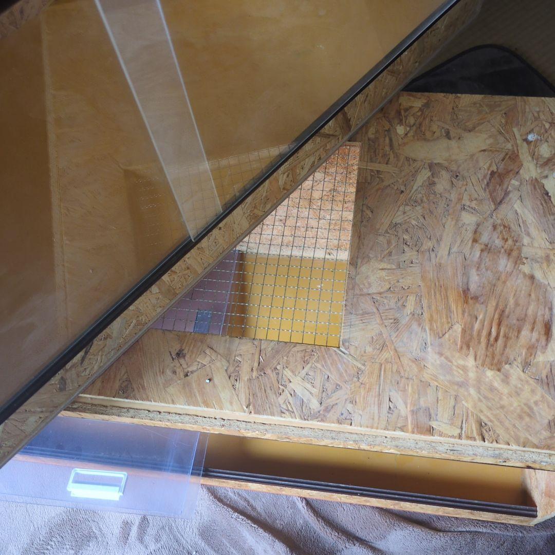 HDFLSS 引き取り限定 爬虫類 木製ケージ 2台