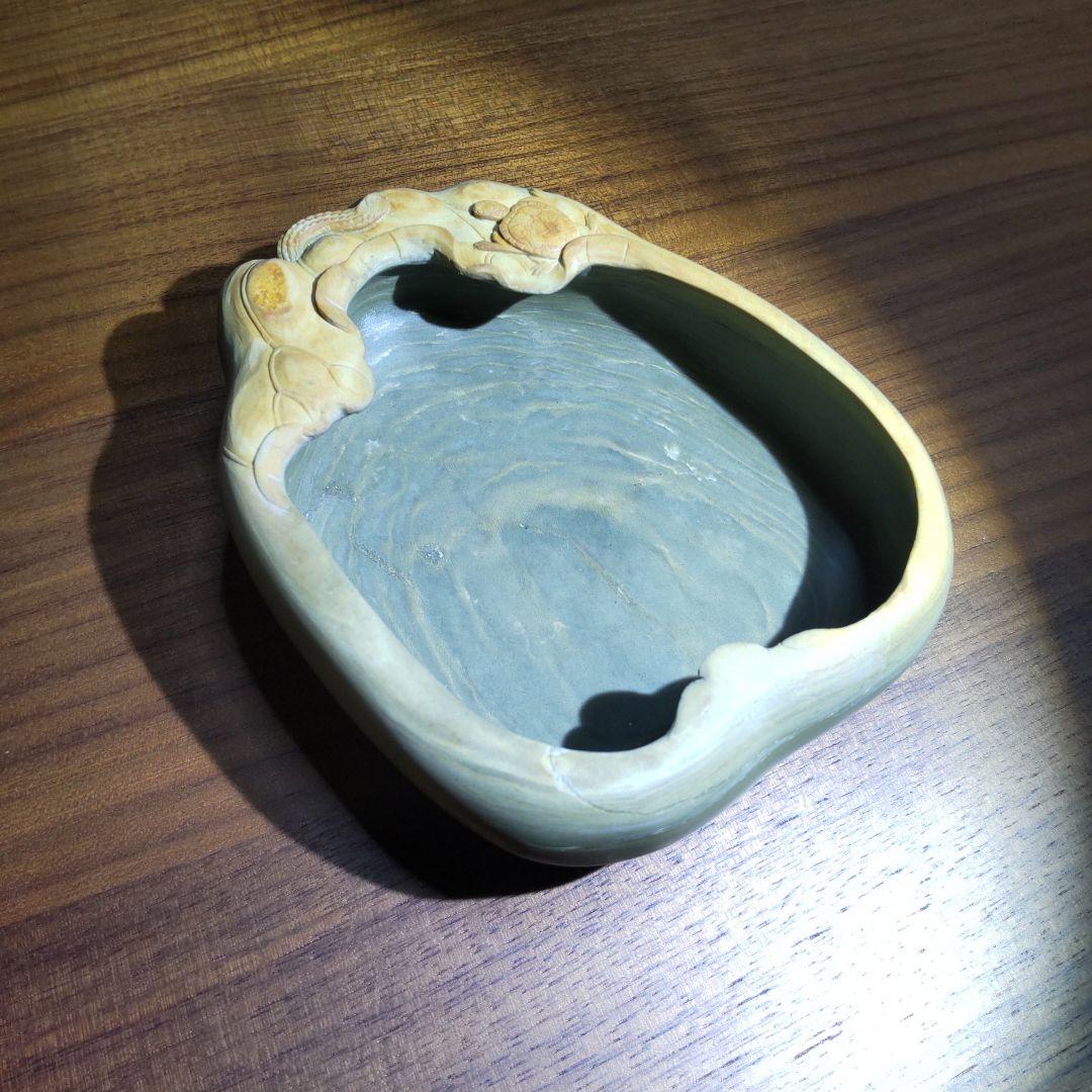 希少品 美品 緑端渓 筆洗 専用箱(化粧箱)付き