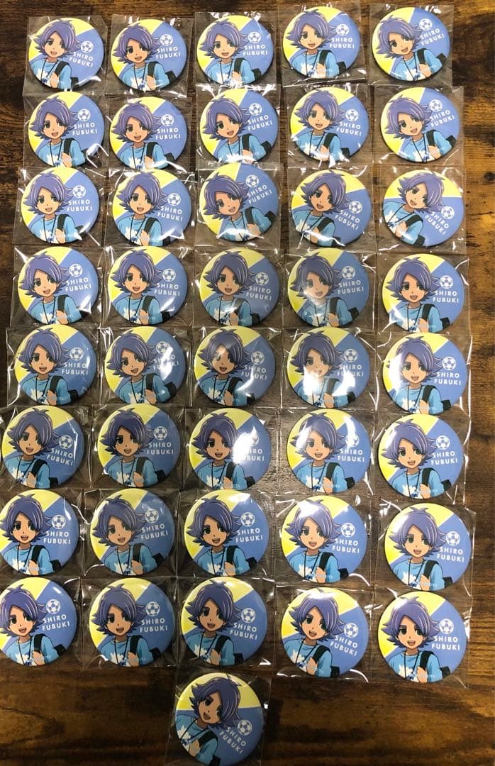 イナズマイレブン　吹雪士郎　缶バッジ　41点まとめ