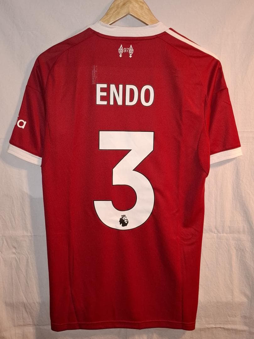 リバプール 25-26 レプリカユニフォーム ホーム 3.遠藤航