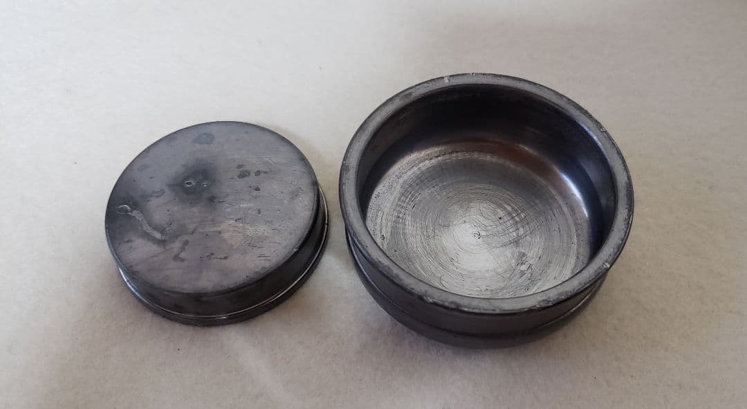 乾茂號造 錫製 茶入 茶心壷 茶道具 煎茶道具