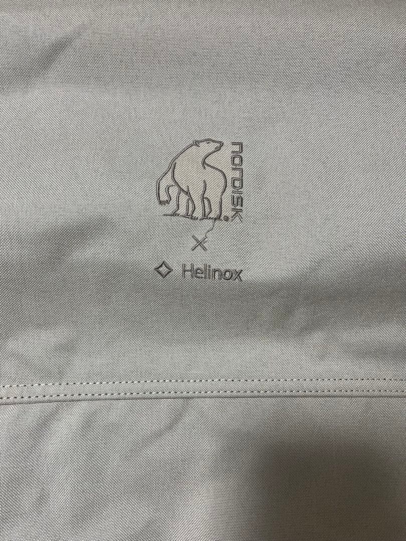 【美品】コラボモデル　ノルディスク×ヘリノックス　ラウンドチェア　ベージュ