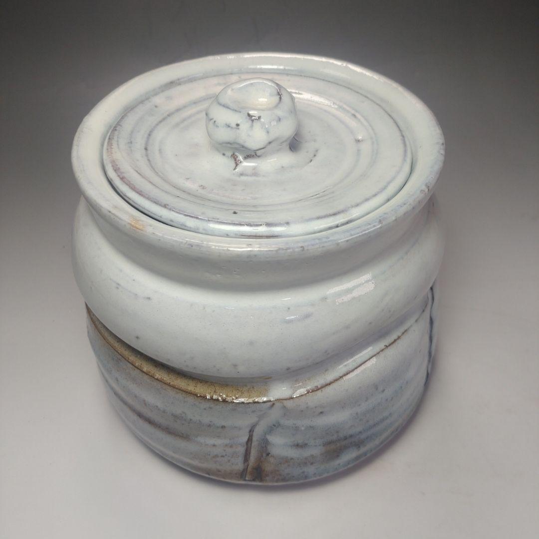 イ83 水指『小高正峰　造』『萩焼水指　共箱』茶道具